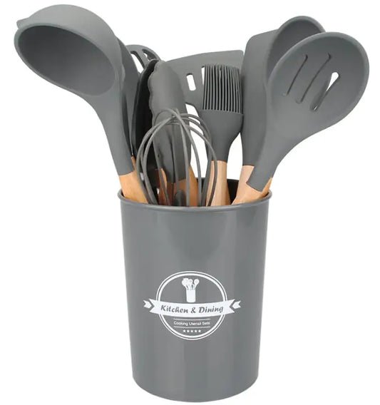 12-Piece Non-Stick Silicone Kitchen Tool Set