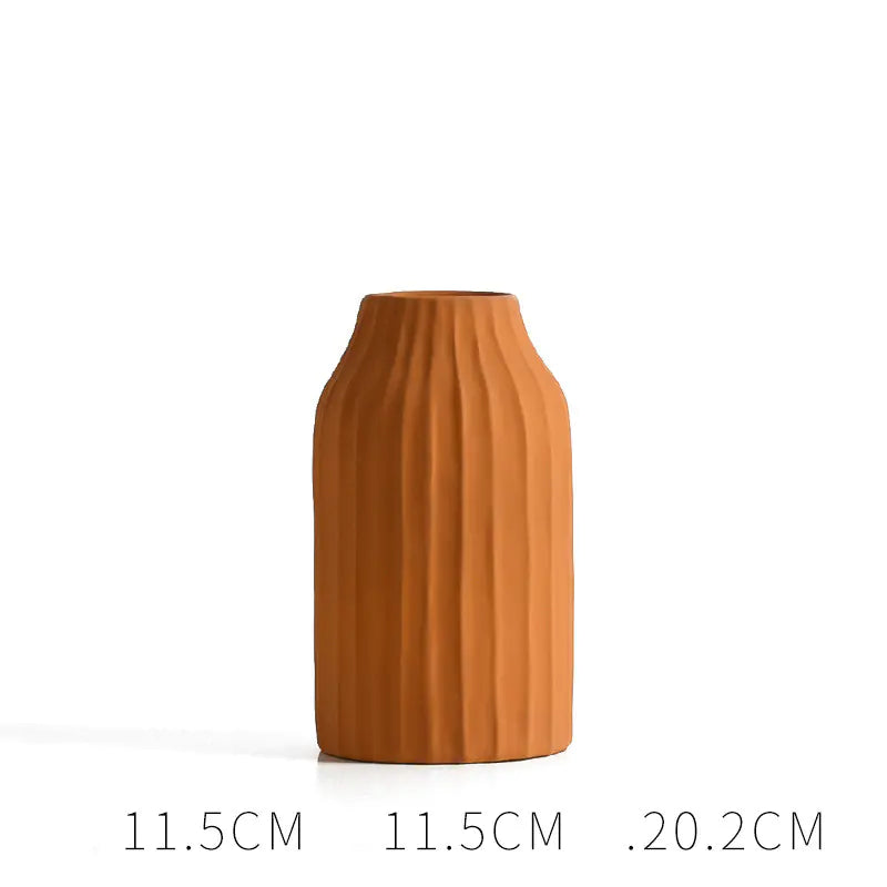 Modern Minimalist Ceramic Vase for Nordic Home Decor