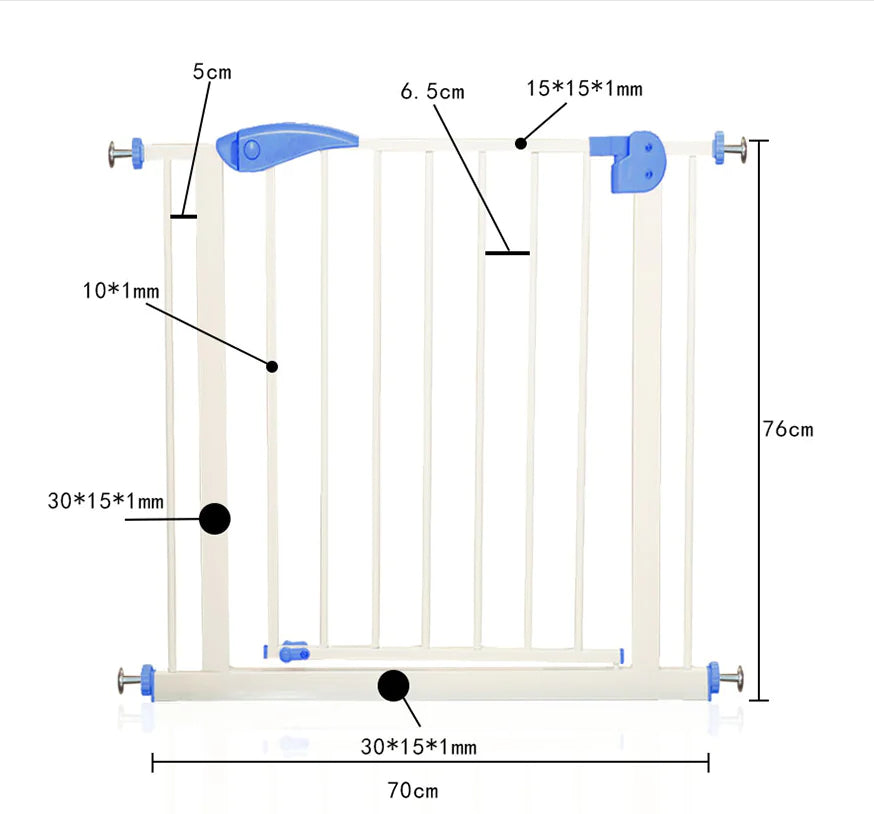 No-Drill Safety Gate for Babies and Pets