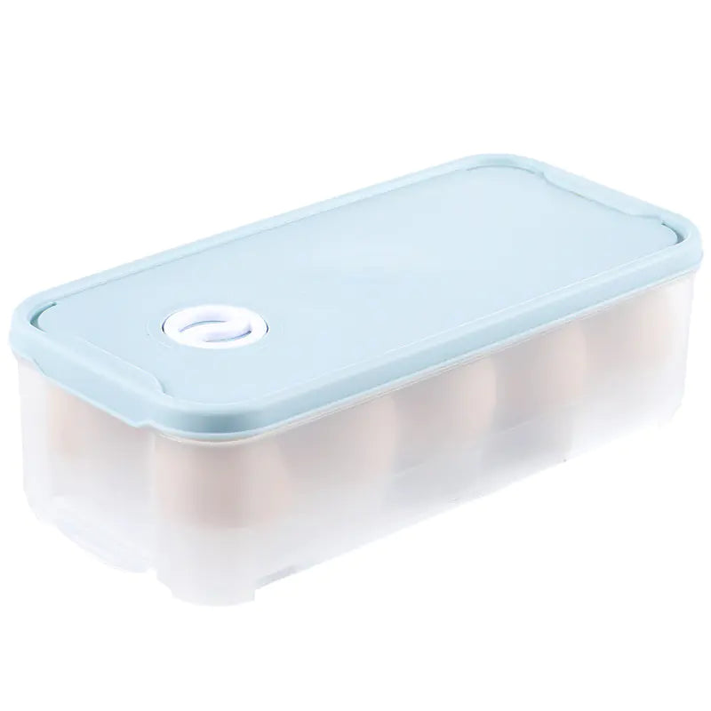 Transparent Multi-Layer Egg Storage Box with Lid