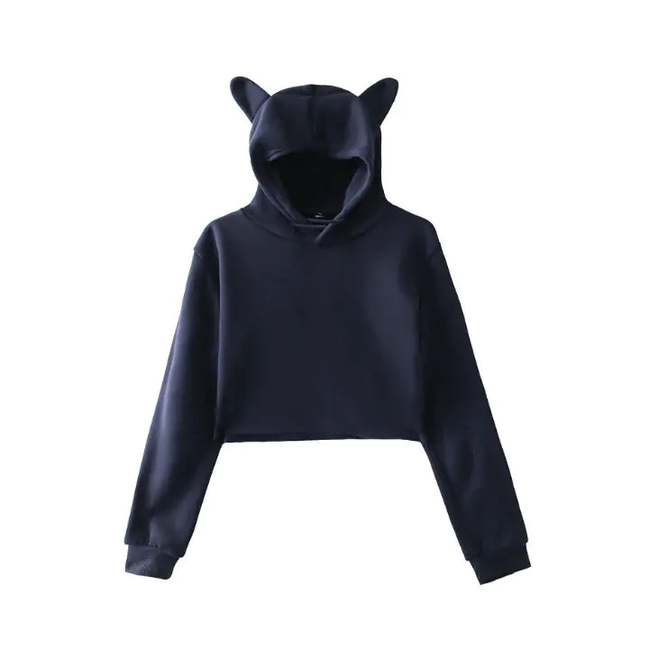 Custom Cat Ear Hoodie, Personalized Sweatshirt