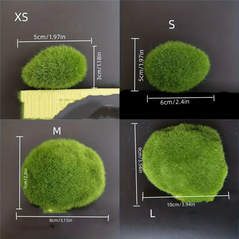 Fluffy Wool Stone for Micro Landscape Bonsai Decor