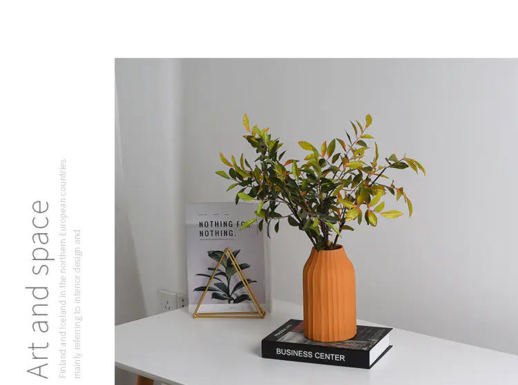 Modern Minimalist Ceramic Vase for Nordic Home Decor