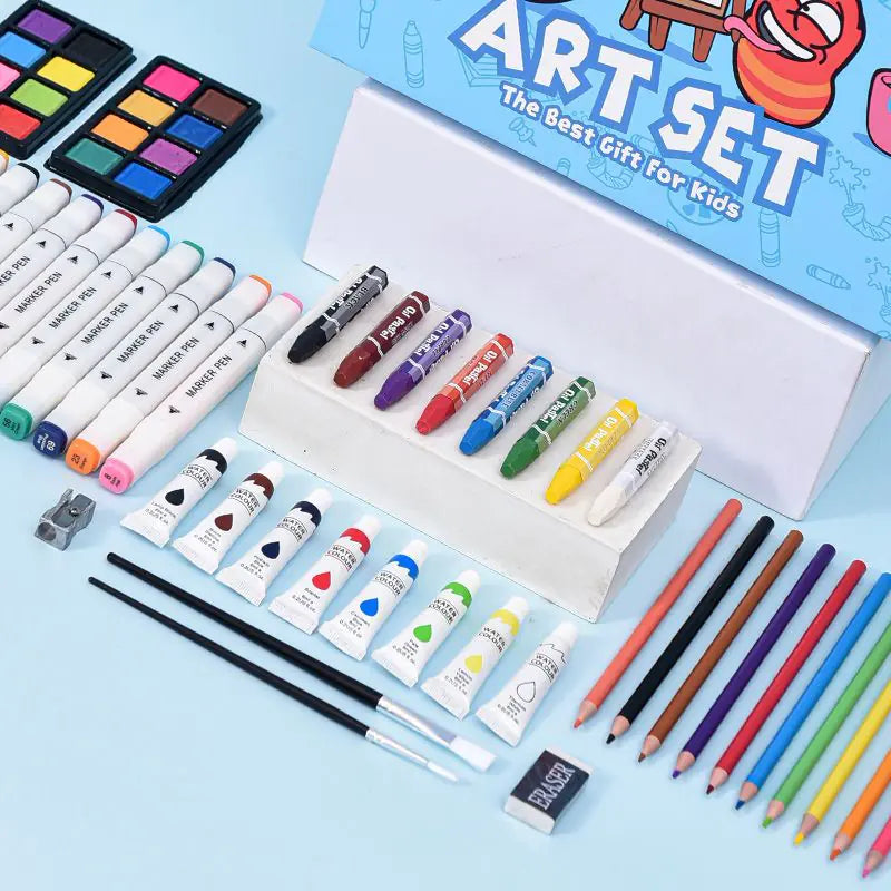Authorized Larva 57PC Kids Drawing Marker Set