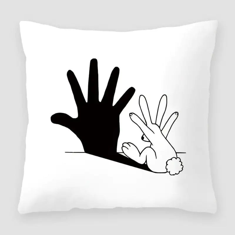 Cartoon Fashion Peach Skin Velvet Cross Border Pillow