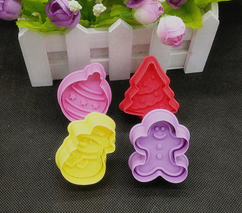 3D Spring Cookie Cutter with Fondant Stamp & OPP Bag