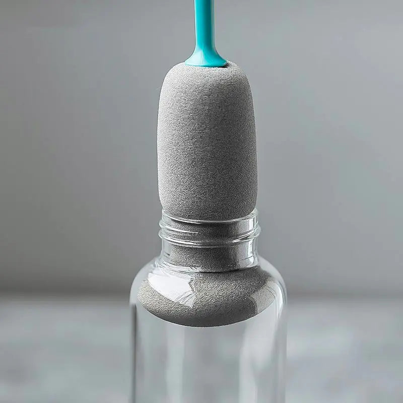 Long Handle Sponge Brush for Kitchen Cleaning