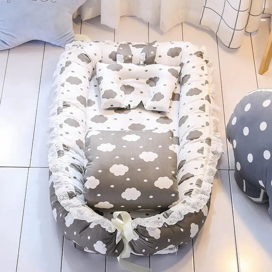 Portable Removable Washable Baby Bed with Quilt