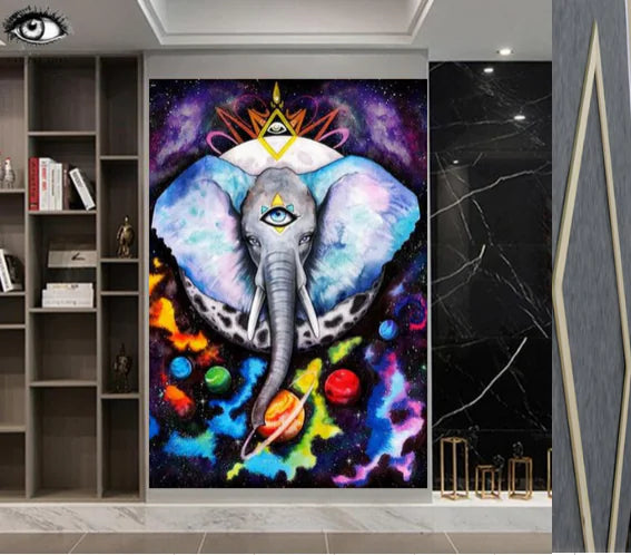 Elephant Canvas Wall Art for Living Room Decoration