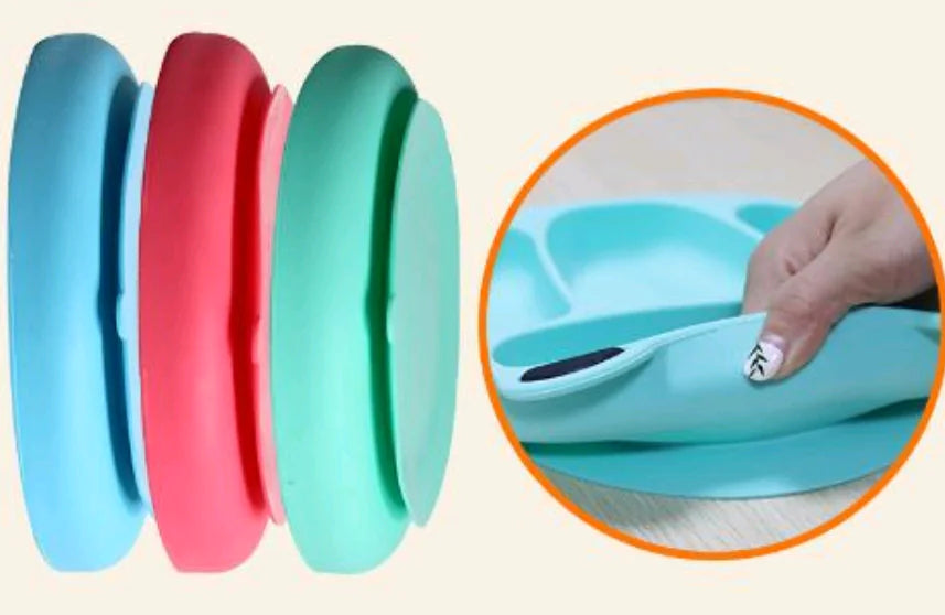 Silicone Suction Plate for Kids - Heat Resistant Bowl