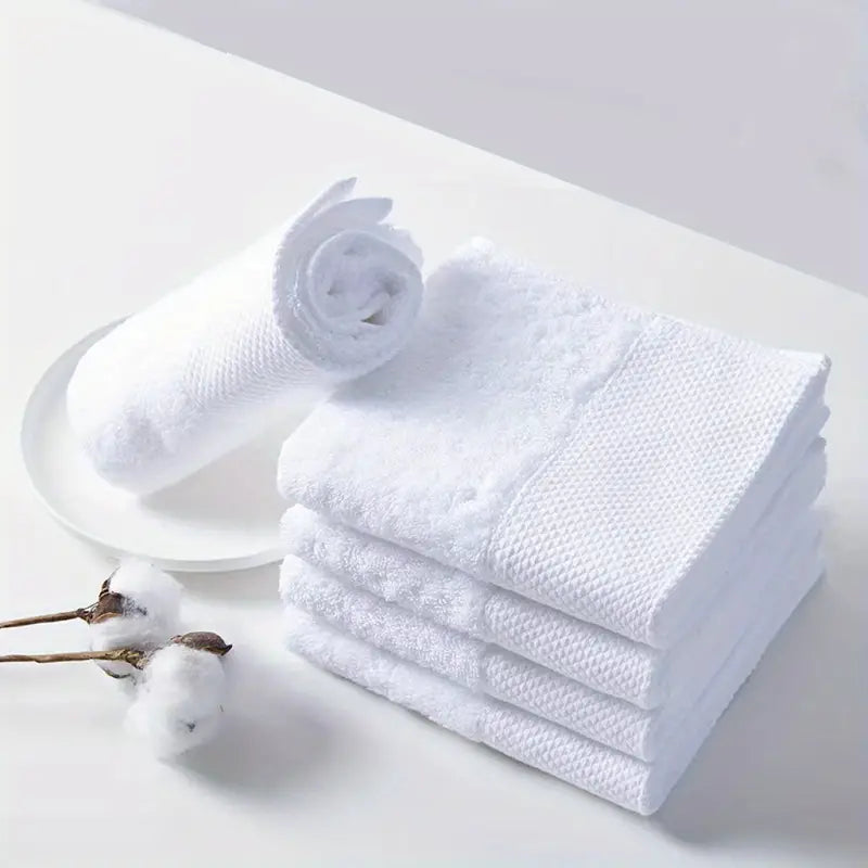 Thick Super Absorbent White Cotton Hand Towel (1pc)