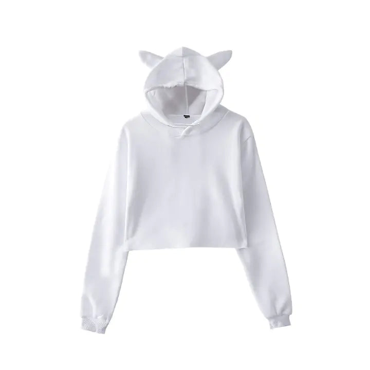 Custom Cat Ear Hoodie, Personalized Sweatshirt