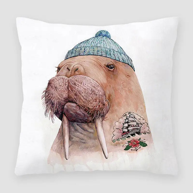 Cartoon Fashion Peach Skin Velvet Cross Border Pillow