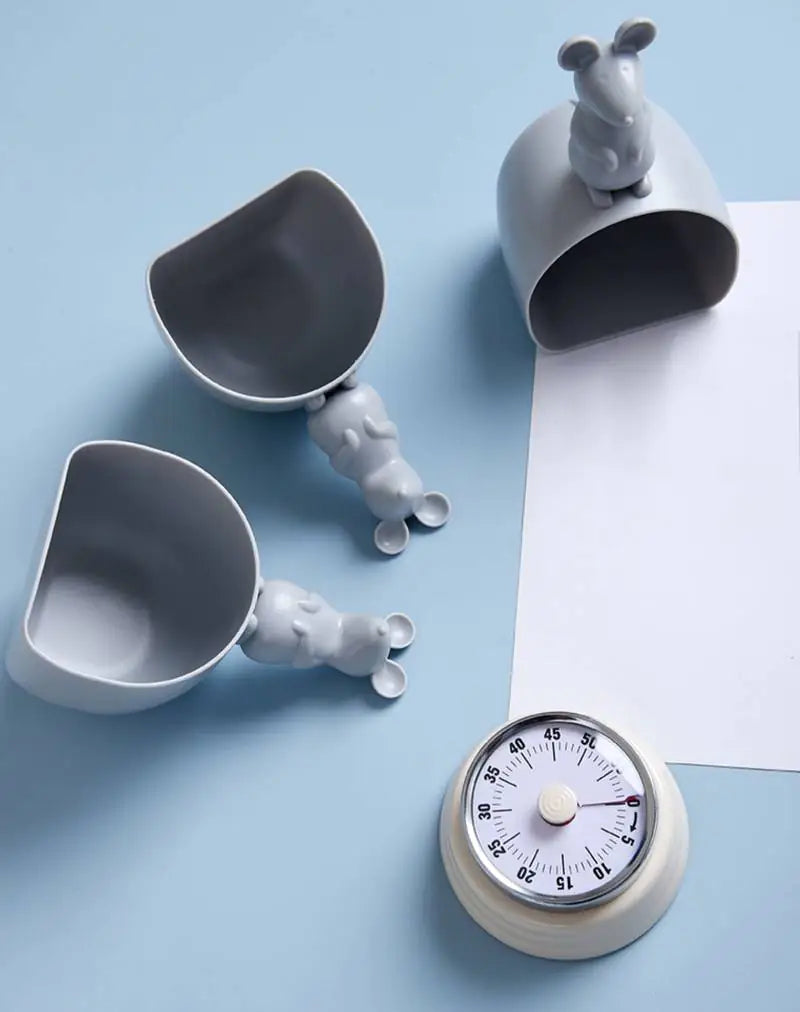 Cute Mouse Decorated Rice Spoon - 1 Piece Measuring Tool