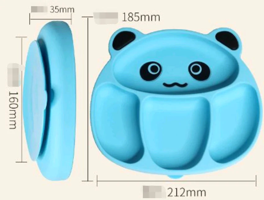 Silicone Suction Plate for Kids - Heat Resistant Bowl