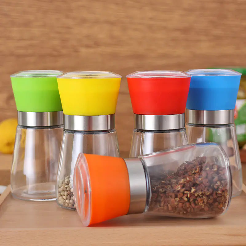 Pepper Grinder, Kitchen Utensils, Glass Bottle