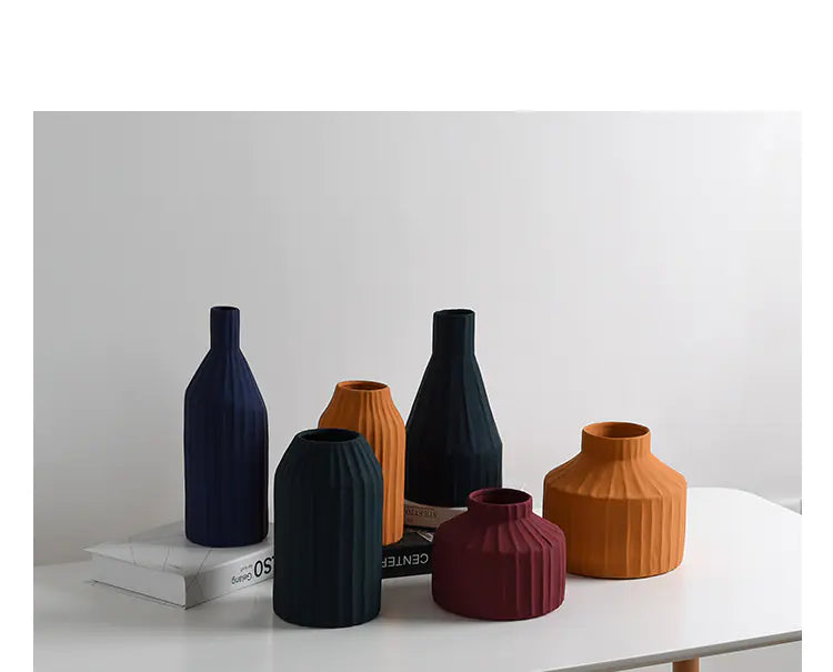 Modern Minimalist Ceramic Vase for Nordic Home Decor