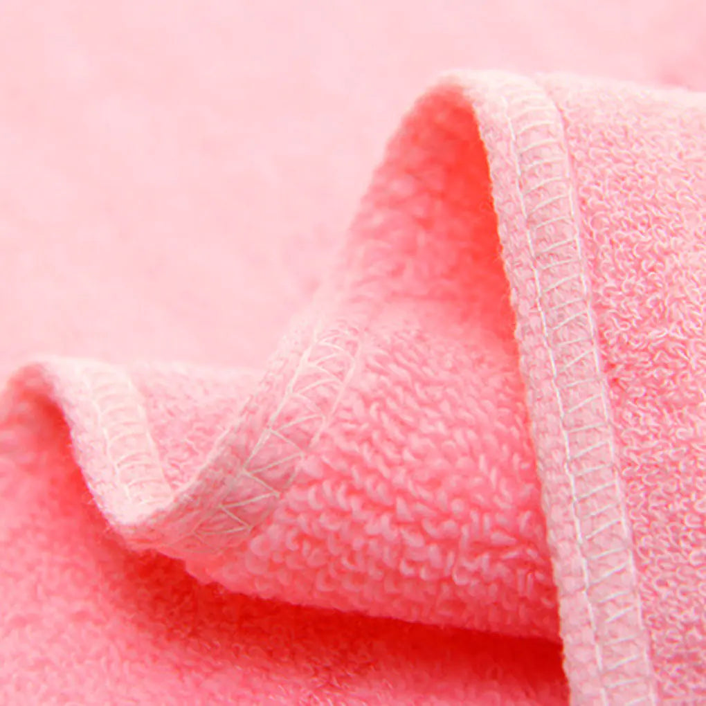 Bamboo Fiber Cat Face Towel with Lace Trim