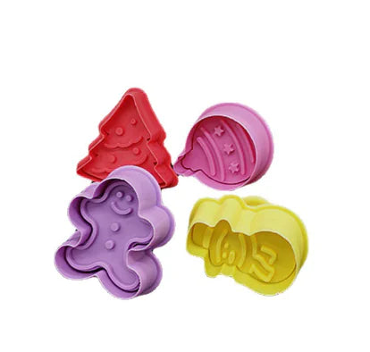 3D Spring Cookie Cutter with Fondant Stamp & OPP Bag