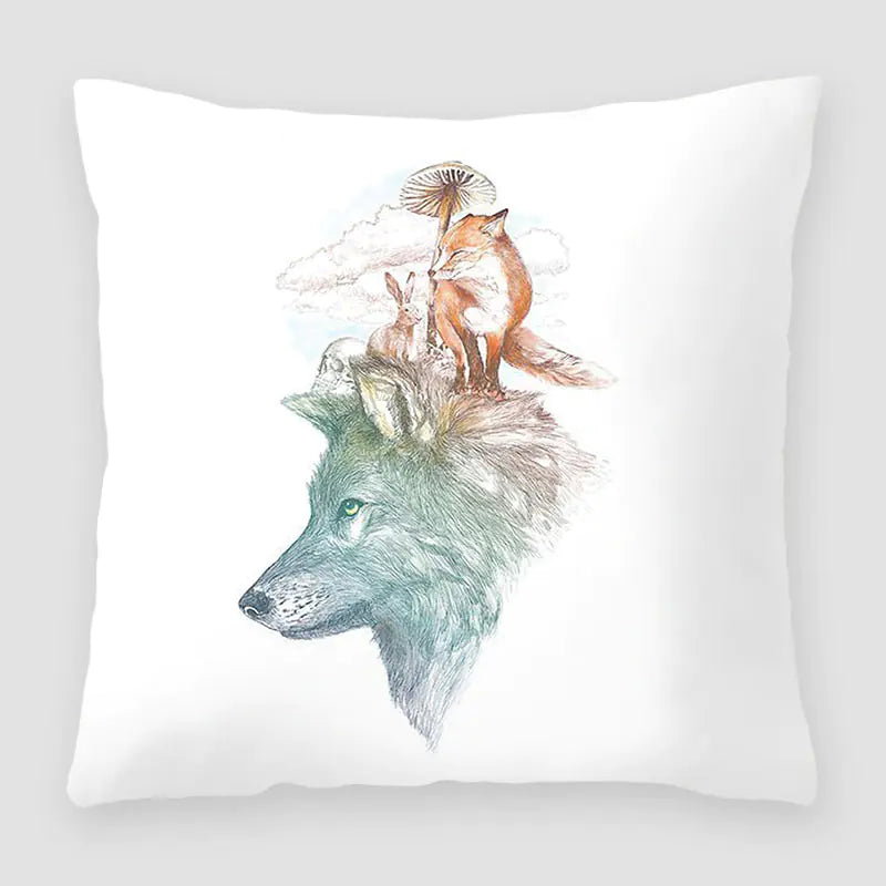 Cartoon Fashion Peach Skin Velvet Cross Border Pillow