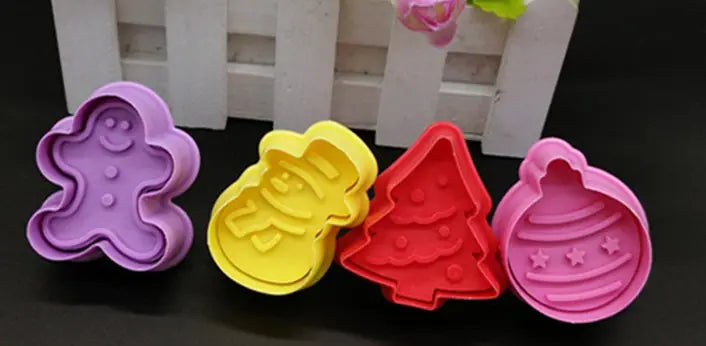 3D Spring Cookie Cutter with Fondant Stamp & OPP Bag