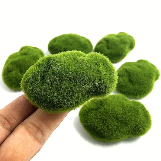 Fluffy Wool Stone for Micro Landscape Bonsai Decor