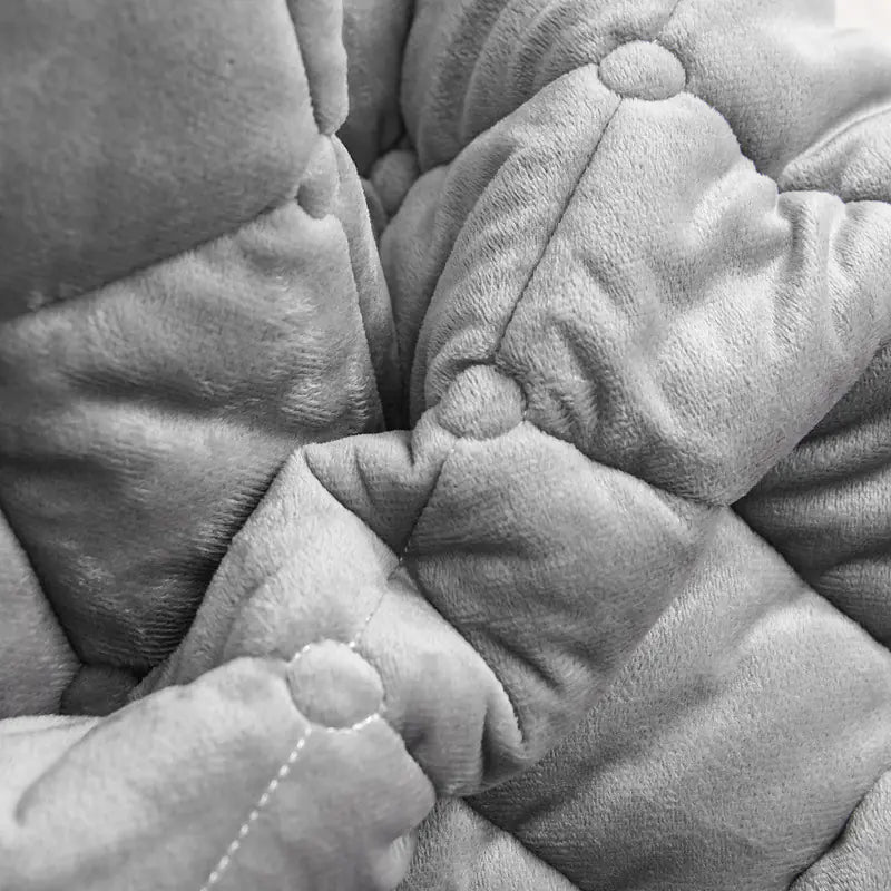 Thick Coral Fleece Mattress Protector Cover with Cotton