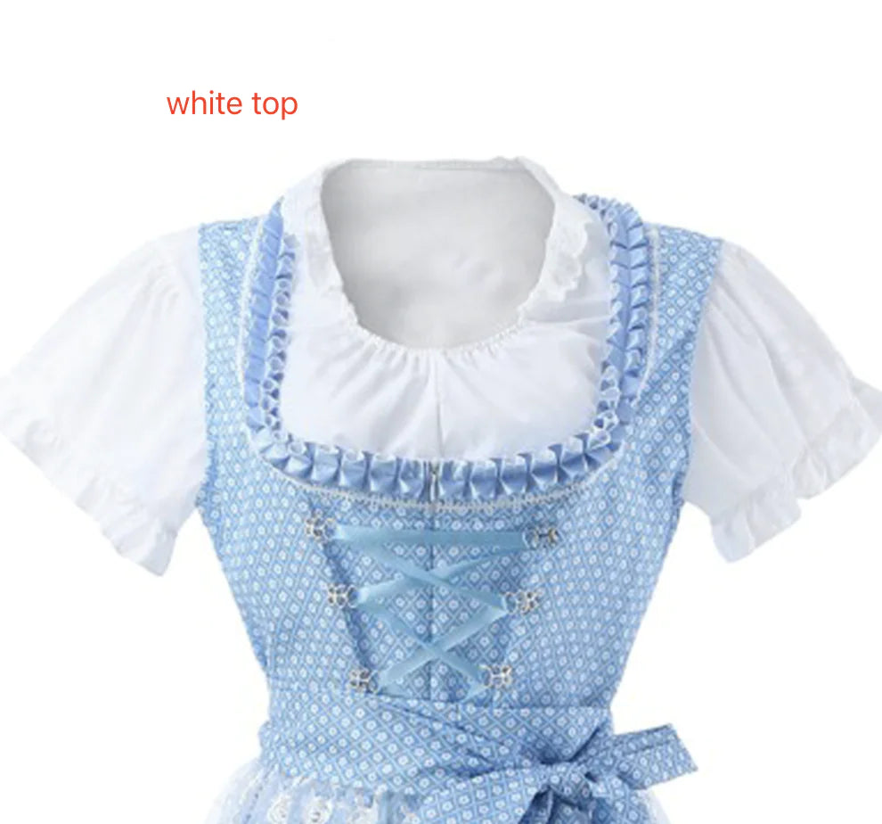 Halloween Munich Beer Printed Lace-up Dress